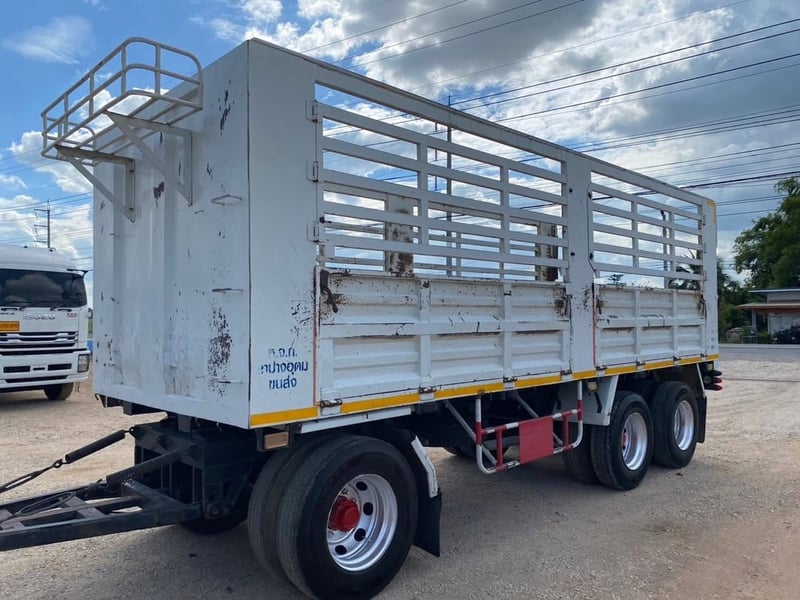 ISUZU FXZ 360 แรง พ่วงแม่ลูกไม่ดั้มพ์ กระบะเหล็กเปิดข้างได้ ISUZU FXZ 360 แรง พ่วงแม่ลูกไม่ดั้มพ์ กระบะเหล็กเปิดข้างได้