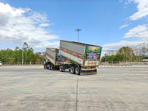 ISUZU FXZ 360 MT ปี 2566 พ่วงแม่ลูกดั้มพ์ คอกเกษตร