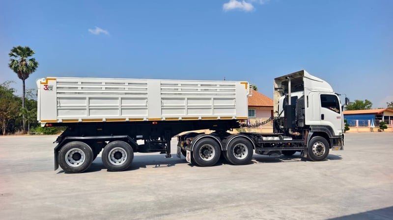 ISUZU GXZ 360 MT หัวลากพร้อมหาง เซมิดั้มพ์ 