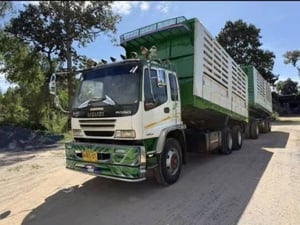 ISUZU 320 พ่วงแม่ลูกดั้มพ์เกษตร