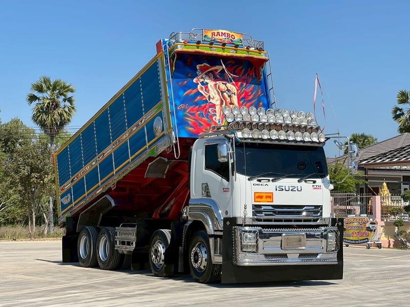 ISUZU FYH 360 แรง 12ล้อแท้ๆ ดั้มพ์คอกเกษตร