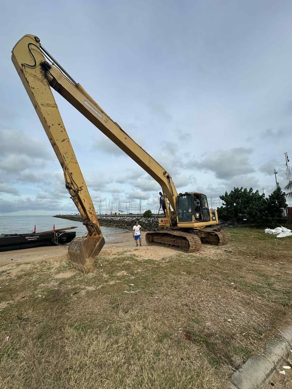 Pc200-8mo บูมยาว 16เมตร