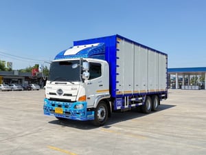 ไมล์ 72,897 กิโล❗️HINO FL8L 260 แรง  ตู้เเห้ง 10 บาน ต่อใหม่ๆ