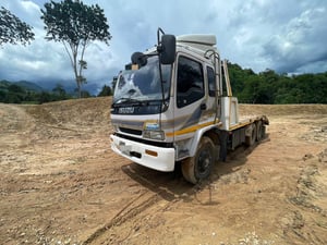 ISUZU FVZ33M-195 แรง 2 เพลา  ท้ายลาด