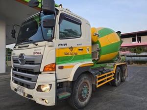 รถ10ล้อโม่ปูน HINO FM1A 344 แรง ปี 2563  โม่ 7 คิว 