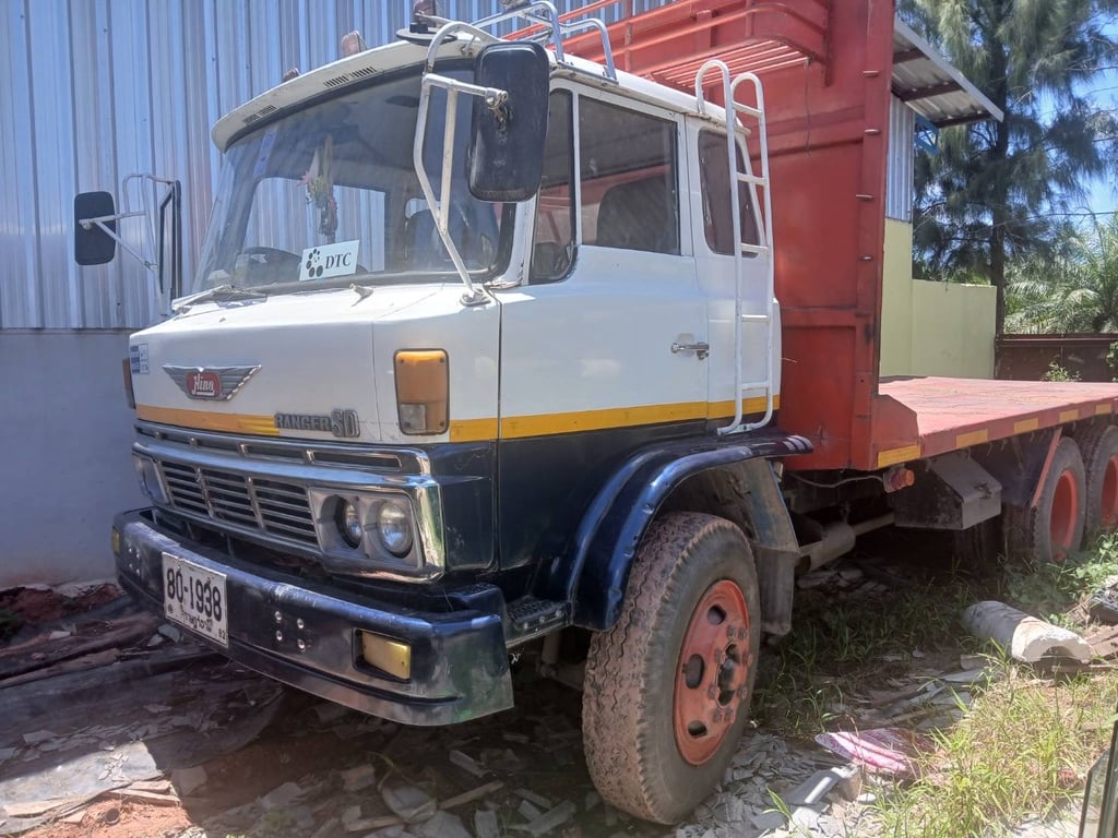 10ล้อพื้นเรียบ HINO FTM115- 160 เพลาเดียว 10ล้อพื้นเรียบ HINO FTM115- 160 เพลาเดียว