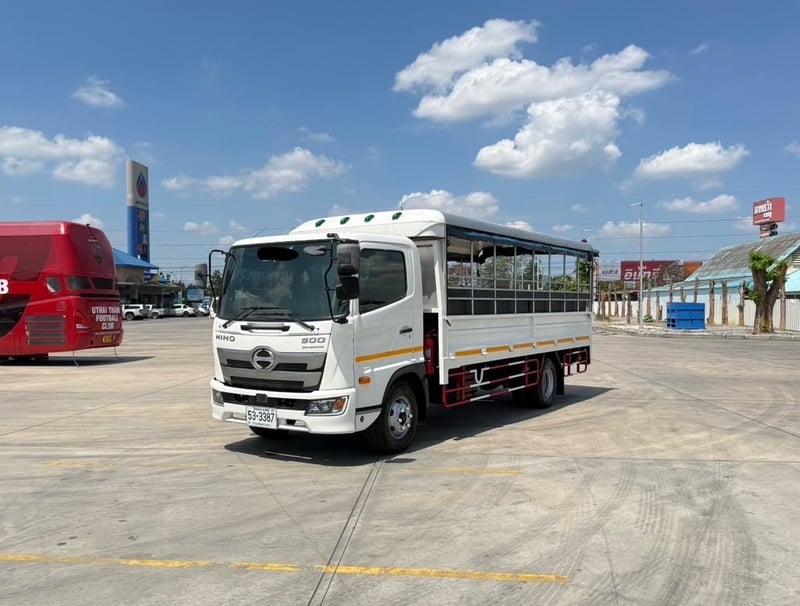 HINO NEW FC9J 175 บรรทุกมีหลังคา 