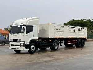 ISUZU FTR 240 MT (หัวลาก 6ล้อ) พร้อมหางเซมิ  (หางไมดัมพ์)