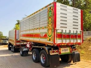 รถพ่วงแม่ลูกดั้มพ์ ISUZU FXZ 360 แรง ปี 2562 เฟืองเร็ว