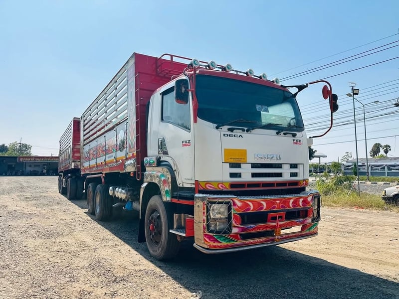 ISUZU FXZ 360 พ่วงแม่ลูกดั้มพ์