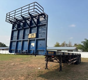 ขายหางพื้นเรียบ 3 เพลา ยาว.12.50.เมตร