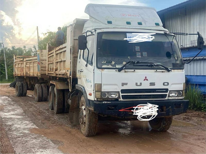  MITSUBISHI FN627 -254 แรงม้า  พ่วงแม่ลูกดั้มพ์