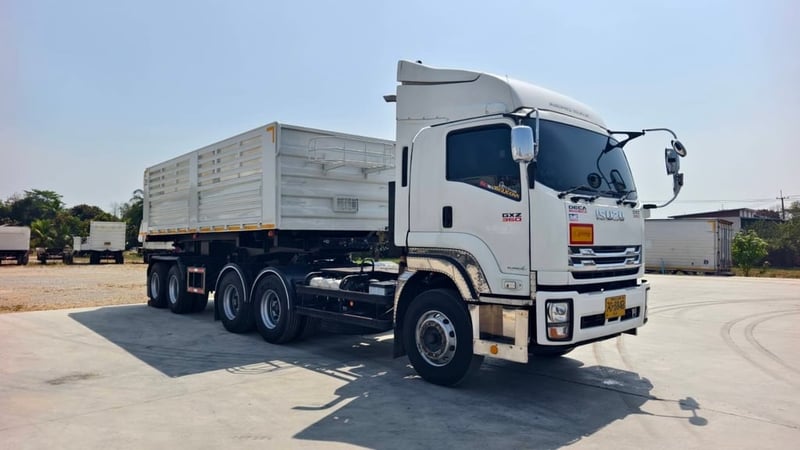 เข้าใหม่‼️ ISUZU GXZ 360 MT หัวลากพร้อมหาง เซมิดั้มพ์