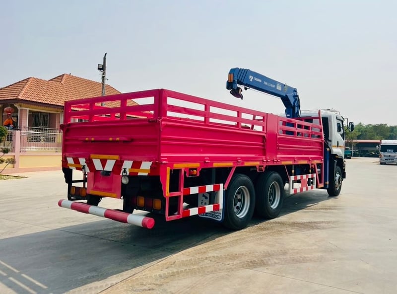 ไมล์ 26,028 กิโล❗️ISUZU FVM 300 MT  ติดเครน ZE 5 ตัน