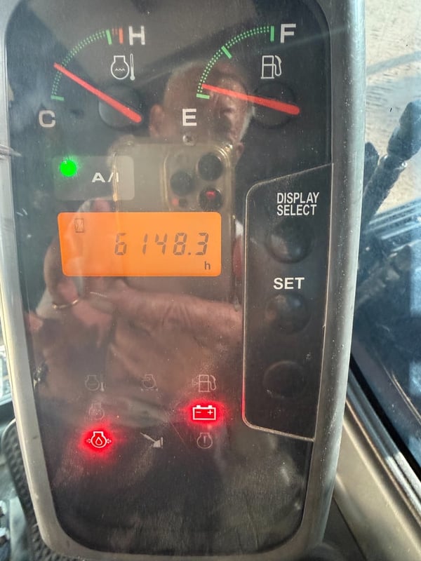 Hitachi ZX70-5G ไมล์ ชม.6148 Hitachi ZX70-5G ไมล์ ชม.6148