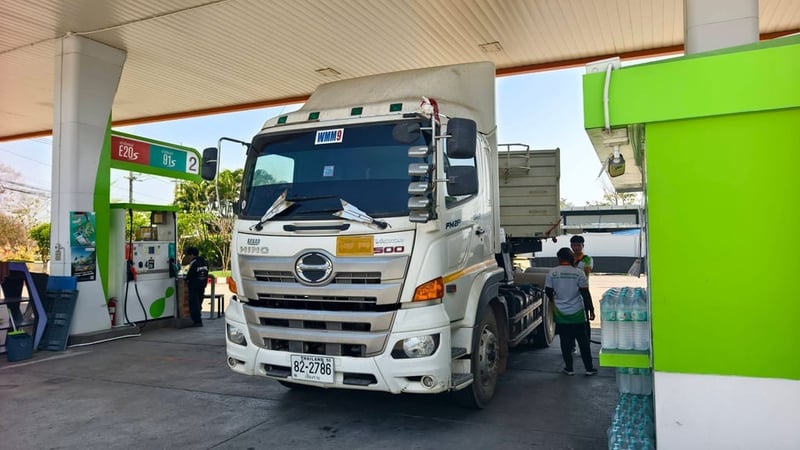 หัวลาก HINO วิคเตอร์ 380 ปี 61 ปี 65   หางเซมิดั้มสามมิตร   ปี 64 ปี 65 