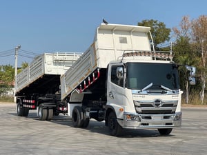 ไมล์ 18,800 กิโล❗️HINO FC9J 210 ปี 2566 รถ6ล้อพ่วงแม่ลูกดัมพ์ ไมล์ 18,800 กิโล❗️HINO FC9J 210 ปี 2566 รถ6ล้อพ่วงแม่ลูกดัมพ์