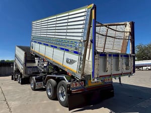 ISUZU FXZ 360 แรง พ่วงแม่ลููกดั้มพ์ เกษตร