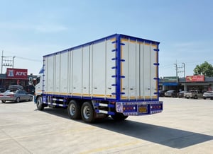 ไมล์ 72,897 กิโล❗️HINO FL8L 260 แรง  ตู้เเห้ง 10 บาน ต่อใหม่ๆ