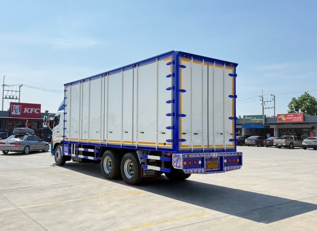 ฟรีๆ❗️ไมล์ 72,897 กิโล❗️HINO FL8L 260  ตู้เเห้ง