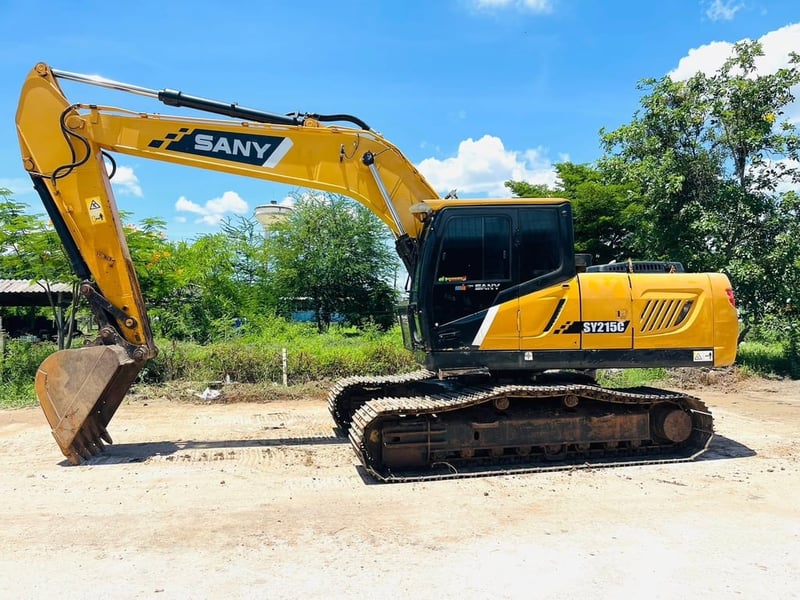 สันนี้SY215C สนใจ. 088-9799578  เดิมๆ เครื่องปั๊มแห้ง แอร์เย็น 
