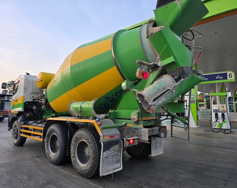 รถ10ล้อโม่ปูน HINO FM1A 344 แรง ปี 2563  โม่ 7 คิว