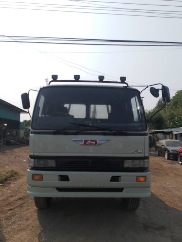 HINO FM3M 240 เครื่อง M10C สองเพลา ท้ายลาดบรรทุกแบคโฮ
