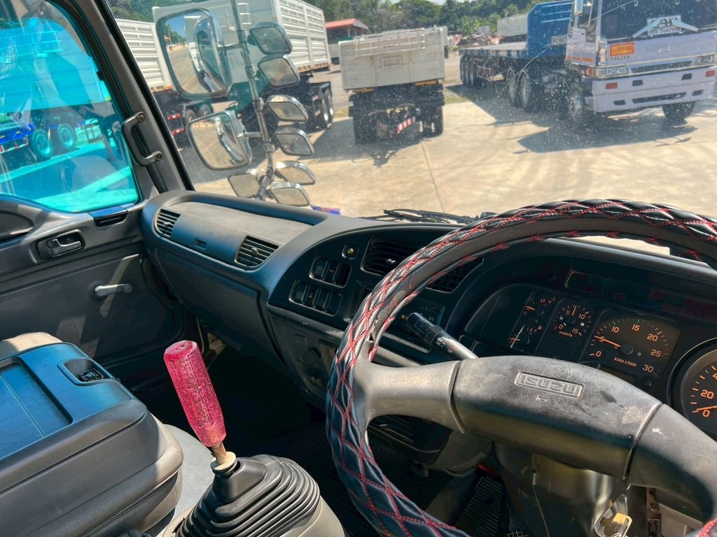 ไมล์777,333❗️ISUZU FXZ 270 ยูโร พ่วงแม่ลูก ดั้มพ์สามมิตร