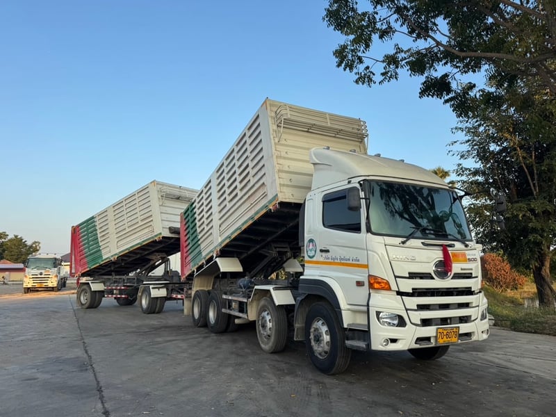 ไมล์ 72,226 กิโล❗️HINO GY2P 380 ปี 2565 พ่วงแม่ลูกดั้มพ์คอกเกษตร ตัวแม่12ล้อแท้ๆ ไมล์ 72,226 กิโล❗️HINO GY2P 380 ปี 2565 พ่วงแม่ลูกดั้มพ์คอกเกษตร ตัวแม่12ล้อแท้ๆ