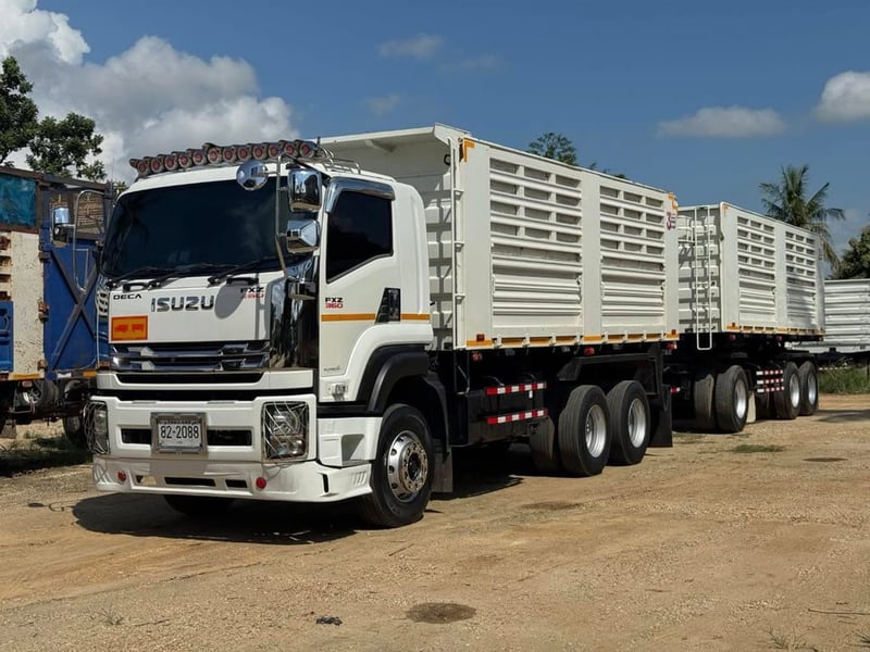 พ่วงแม่ลูกดั้ม ISUZU FXZ 360 ไมล์ 350,000 กิโล