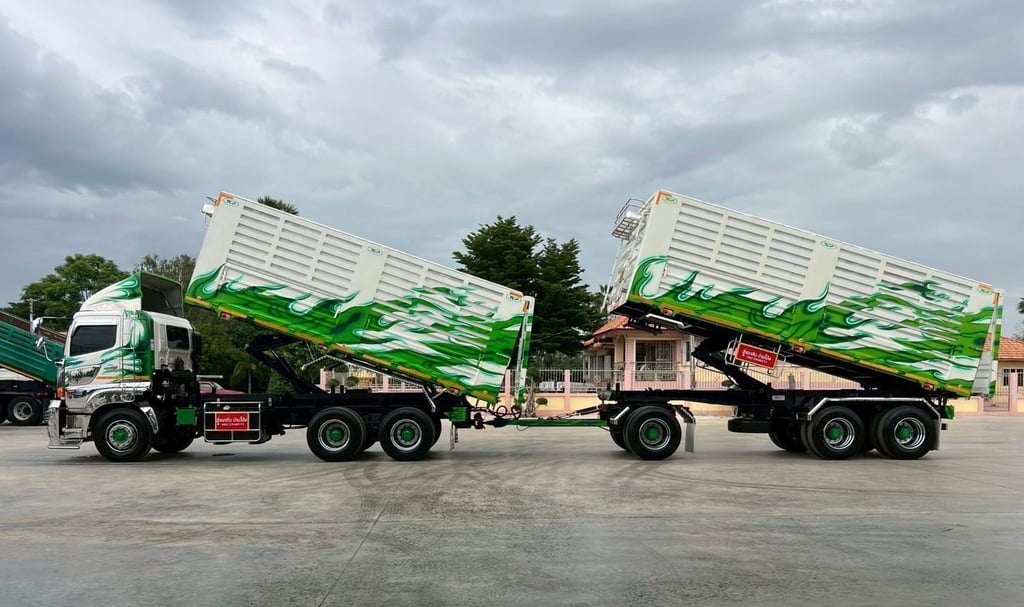 ไมล์ 71,600 กิโล❗️HINO FM2P 380 ปี 2566 พ่วงแม่ลูก ไมล์ 71,600 กิโล❗️HINO FM2P 380 ปี 2566 พ่วงแม่ลูก