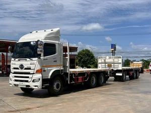 HINO FM1A 344 พ่วงแม่ลูกพื้นเรียบ บรรทุกของ 34,700 ตัน HINO FM1A 344 พ่วงแม่ลูกพื้นเรียบ บรรทุกของ 34,700 ตัน