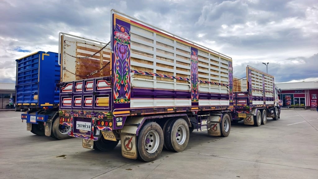 ไมล์ 77,544 กิโล❗️HINO FM 2P 380 แรง พ่วงแม่ลูกคอกเกษตร (ไม่ด้ั้มพ์)