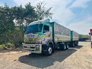 ISUZU FXZ 360 พ่วงแม่ลูกดั้มพ์เกษตร