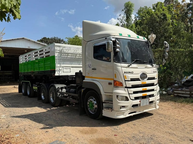 HINO 344 หัวลากพร้อมหางเซมิดั้มพ์