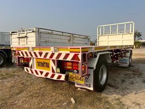 ขายลูกพ่วงพื้นเรียบ 2 เพลา ยาว 6•50 ขายลูกพ่วงพื้นเรียบ 2 เพลา ยาว 6•50