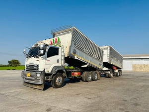 ISUZU FXZ 360 พ่วงแม่ลูกดั้มพ์เกษตร ISUZU FXZ 360 พ่วงแม่ลูกดั้มพ์เกษตร