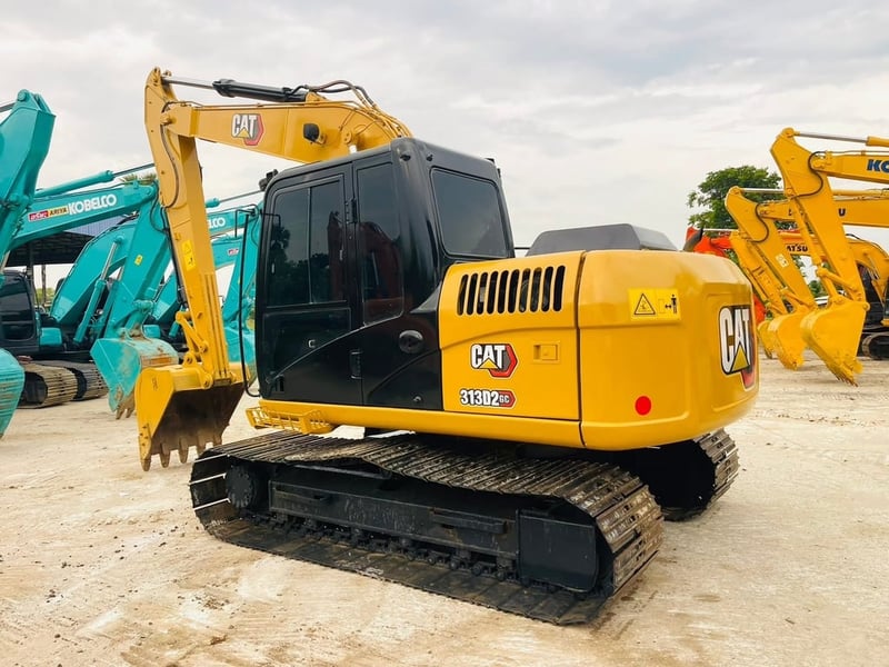 CAT312D2 เดิมๆเครื่องปั๊มแห้ง  แอร์เย็นระบบไวเร็วแรง โซ่ใหม่ 