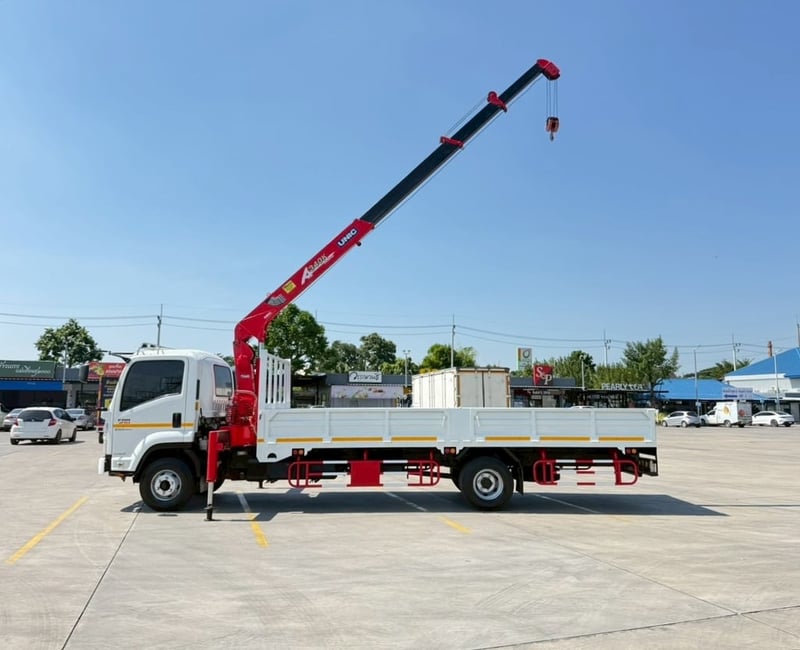 ไมล์ 76,491 กิโล❗️ISUZU NEW FRR 210 ติดเครน 3 ตัน