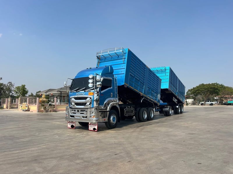 ISUZU GIGA FXZ 360 MT พ่วงแม่ลูกดั้มพ์เกษตร