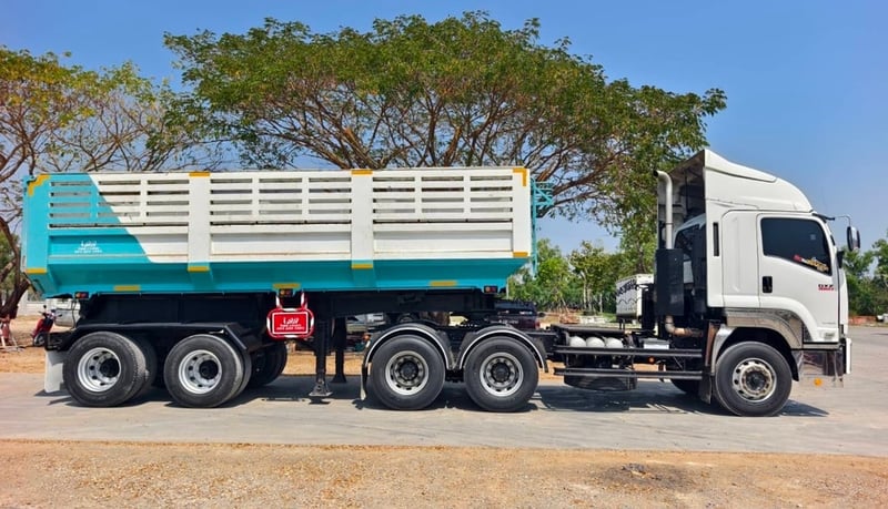 ISUZU GXZ 360 MT หัวลากพร้อมหาง เซมิดั้มพ์