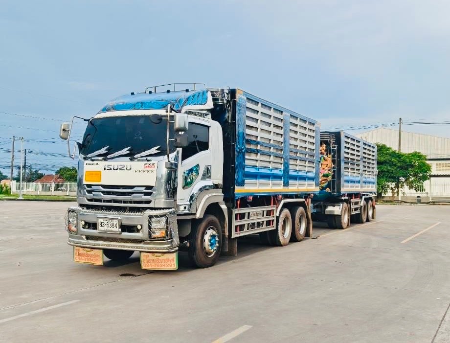 พ่วงแม่ลูก ISUZU FXZ 360 MT ไฟใหม่ ดั้มพ์เกษตร  เลขไมล์ 184,141 กิโลเมตร พ่วงแม่ลูก ISUZU FXZ 360 MT ไฟใหม่ ดั้มพ์เกษตร  เลขไมล์ 184,141 กิโลเมตร