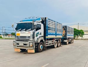 พ่วงแม่ลูก ISUZU FXZ 360 MT ไฟใหม่ ดั้มพ์เกษตร เลขไมล์ 184,141 กิโลเมตร พ่วงแม่ลูก ISUZU FXZ 360 MT ไฟใหม่ ดั้มพ์เกษตร เลขไมล์ 184,141 กิโลเมตร