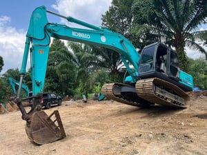 SK200-6 YN10 ไมล์ 9,000 ชม. มีไลน์หัวเจาะ