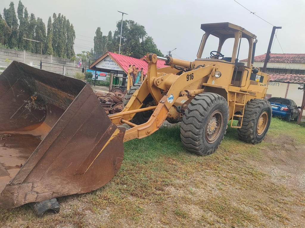 CAT 916 ดิสเบรก แขนยาว สภาพสวยๆ  เครื่องเกียดี  ยางดี