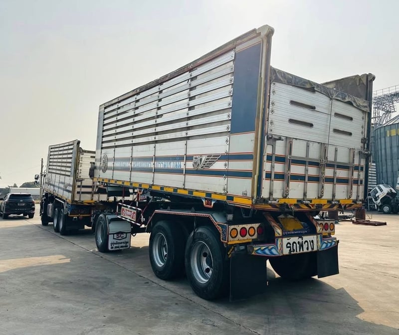 ISUZU FXZ 360 พ่วงแม่ลูกดั้มพ์เกษตร