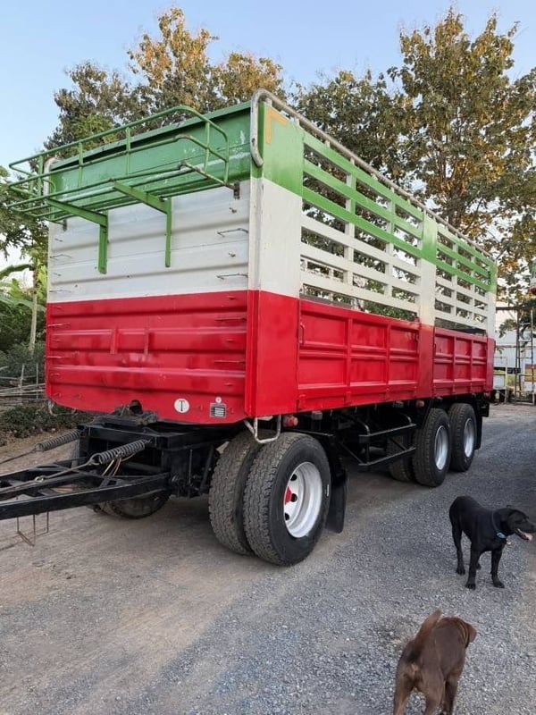 ISUZU 360 พ่วงแม่ลูกไม่ดั้มพ์ กระบะสามมิตร