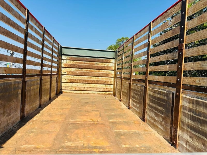 รถพ่วงแม่ลูกดั้มพ์ ISUZU FXZ 360 แรง ปี 2560  คอกเกษตร