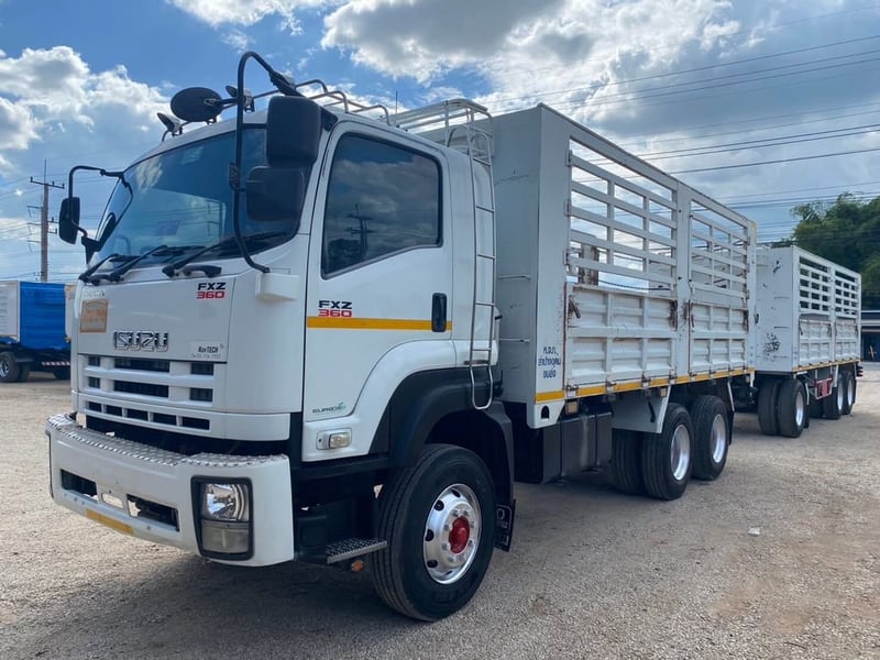 ISUZU FXZ 360 แรง พ่วงแม่ลูกไม่ดั้มพ์