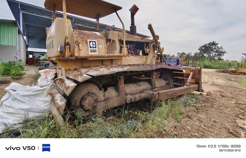 แทรกเตอร์ CATERPILLAR D6D พิมนิยม ตีนเป็ต 